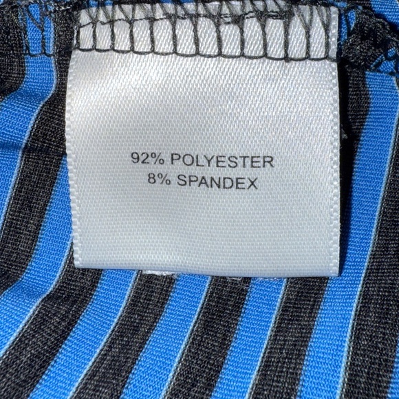 Peter Millar Summer Comfort Polo MF20EK04S Blue and Black Striped. Men’s Large - Picture 12 of 12